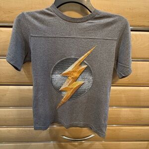 Justice Gray T-Shirt with Gold Lightning Bolt